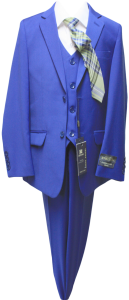 BOYS 5PC. SUIT (ROYAL BLUE) 2121304-5